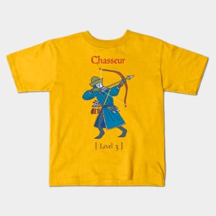 Medieval hunter level 3 Kids T-Shirt